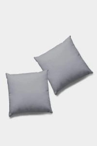 Gri Düz Sade 2'li Set Çift Taraflı Kırlent Kılıfı 2KRL010 Gri Düz Sade 2'li Set Çift Taraflı Kırlent Kılıfı 2KRL010