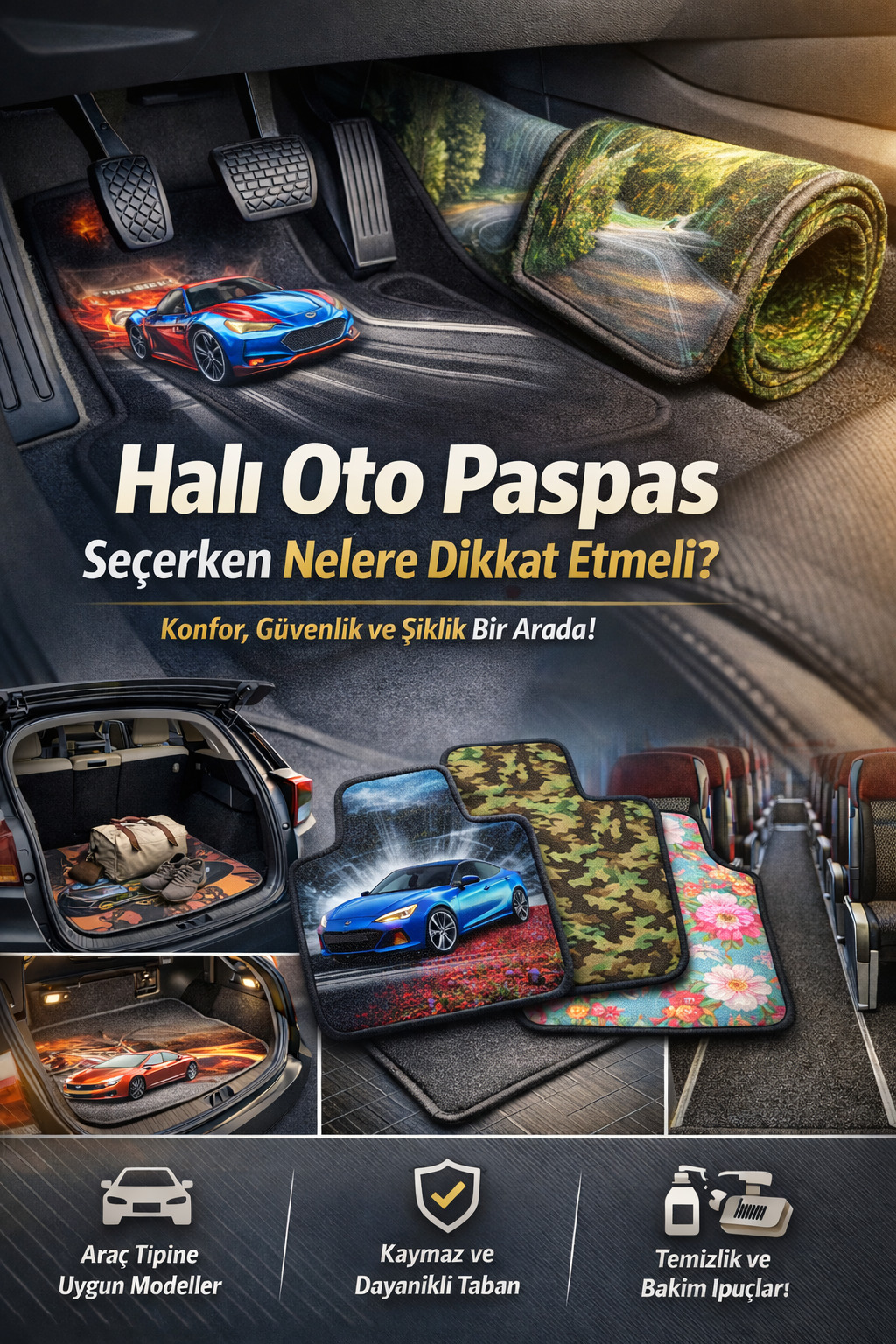 Halı Oto Paspas Modelleri Ve Seçim Rehberi