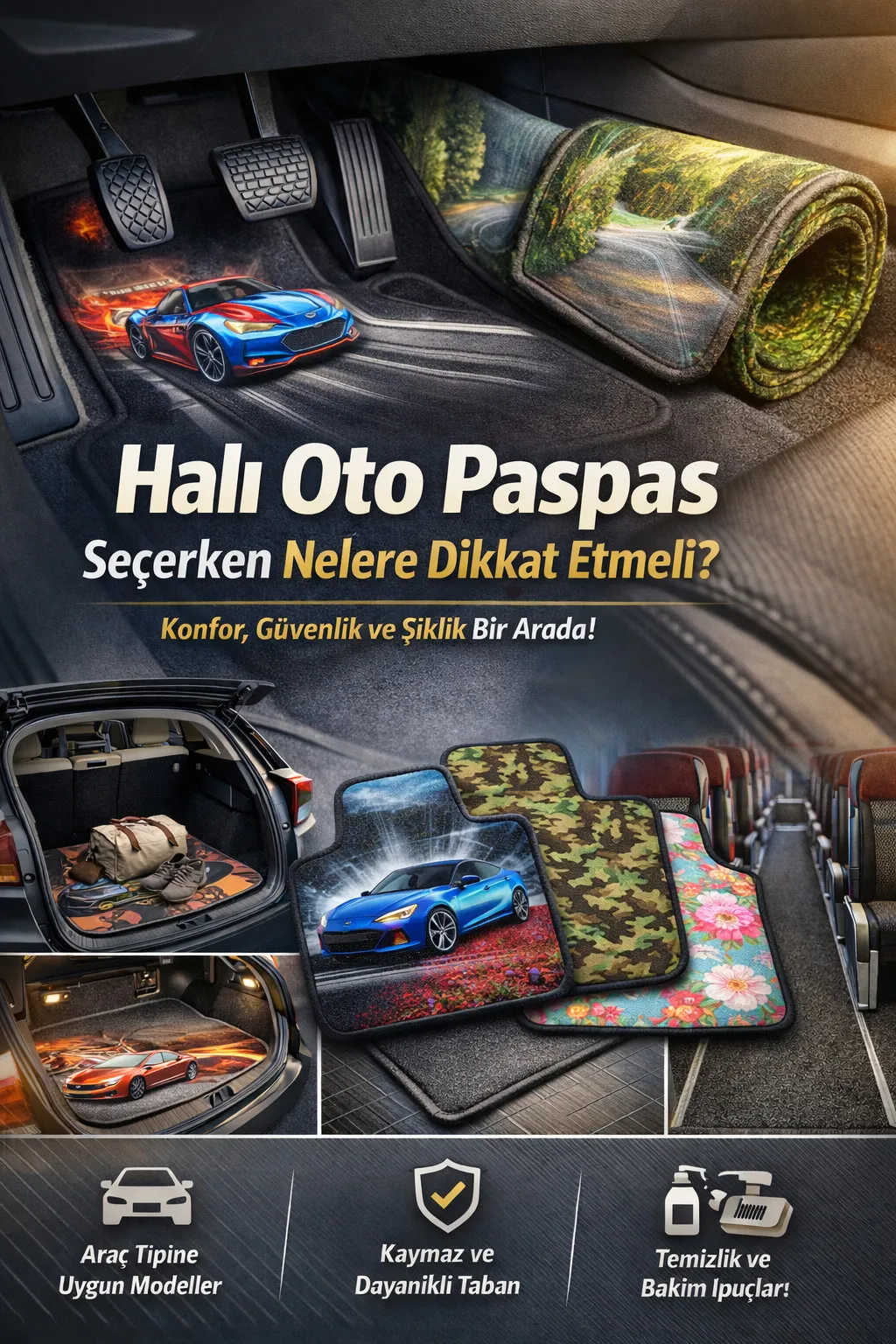 Halı Oto Paspas Modelleri Ve Seçim Rehberi