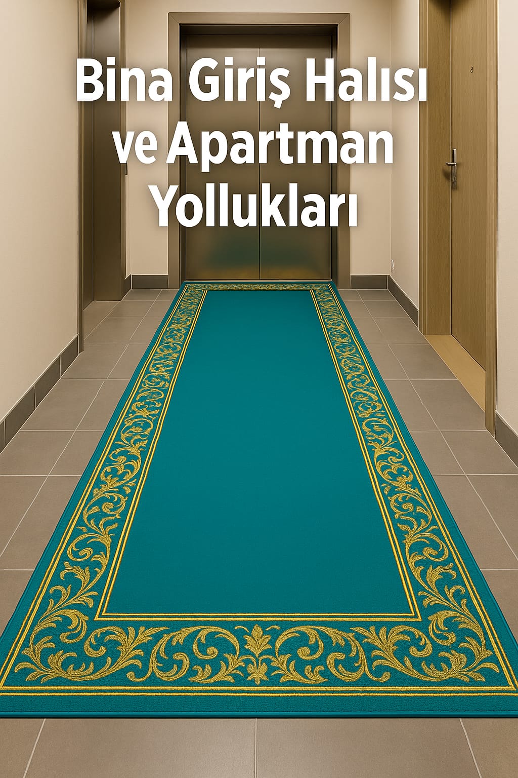 Bina Giriş Halısı, Apartman Halısı | Kaydırmaz & Özel Ölçü