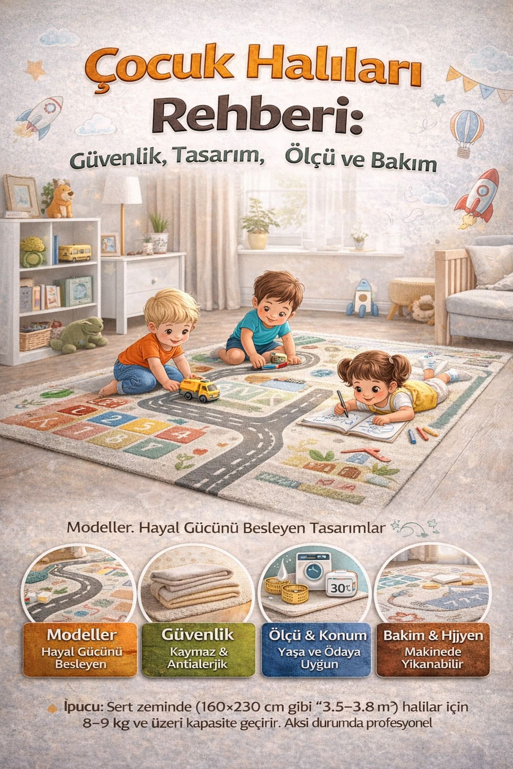 Çocuk Halısı Modelleri Ve Fiyatları