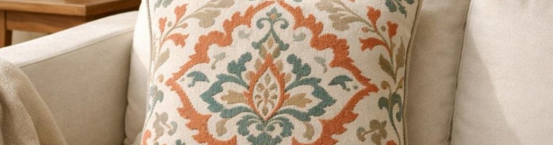 Desenli Kırlentlerle Tek Renk Koltukları Canlandırma