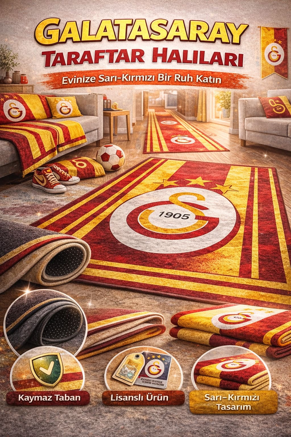 Galatasaray Taraftar Halısı Modelleri Ve Fiyatları