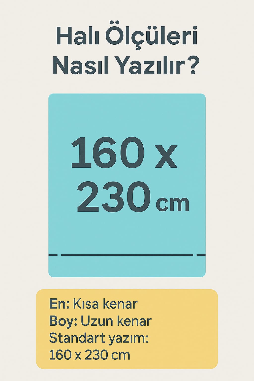 Halı Ölçüleri Nasıl Yazılır?
