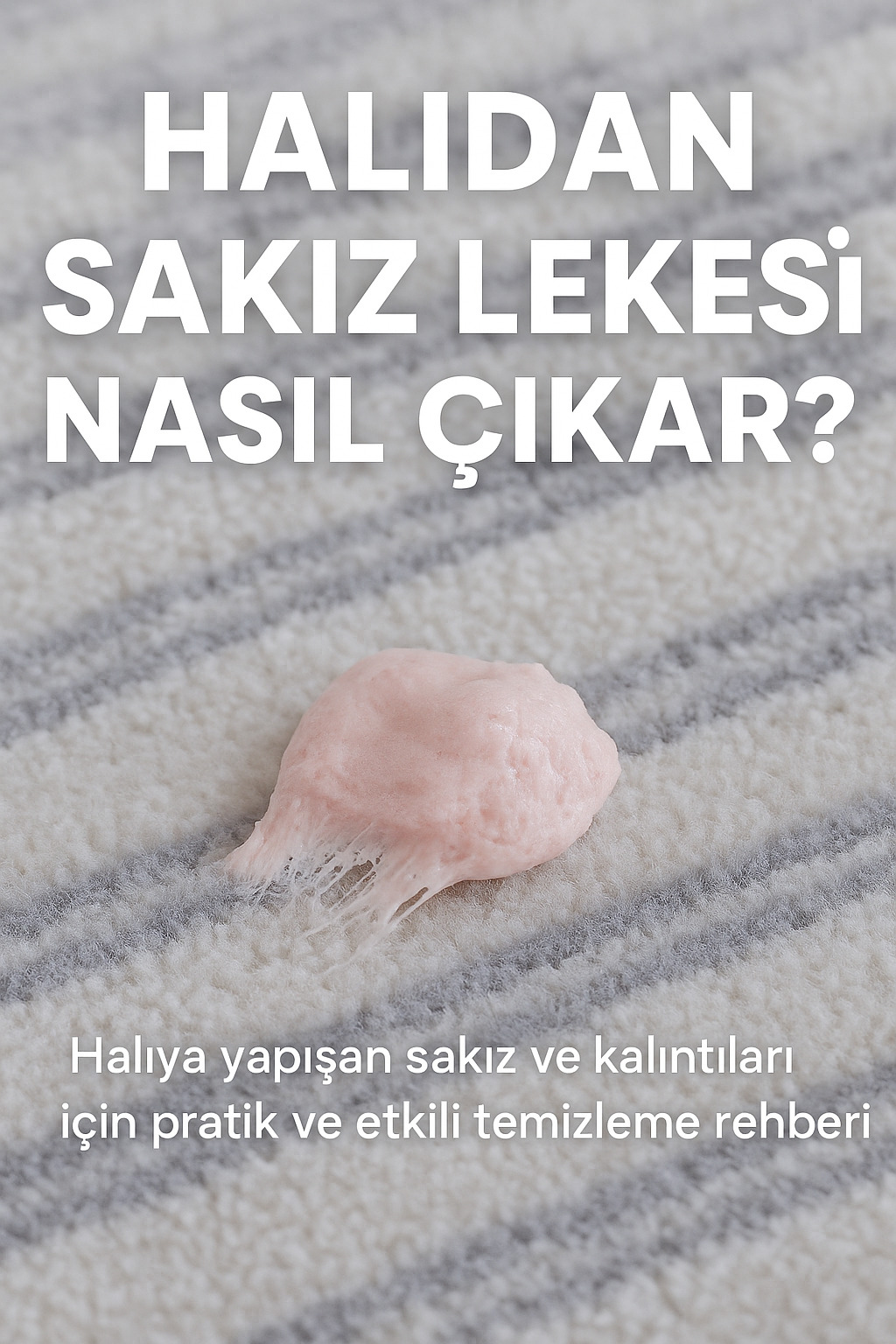 Halıdan Sakız Nasıl Çıkar? | Adım Adım Kesin Çözümler