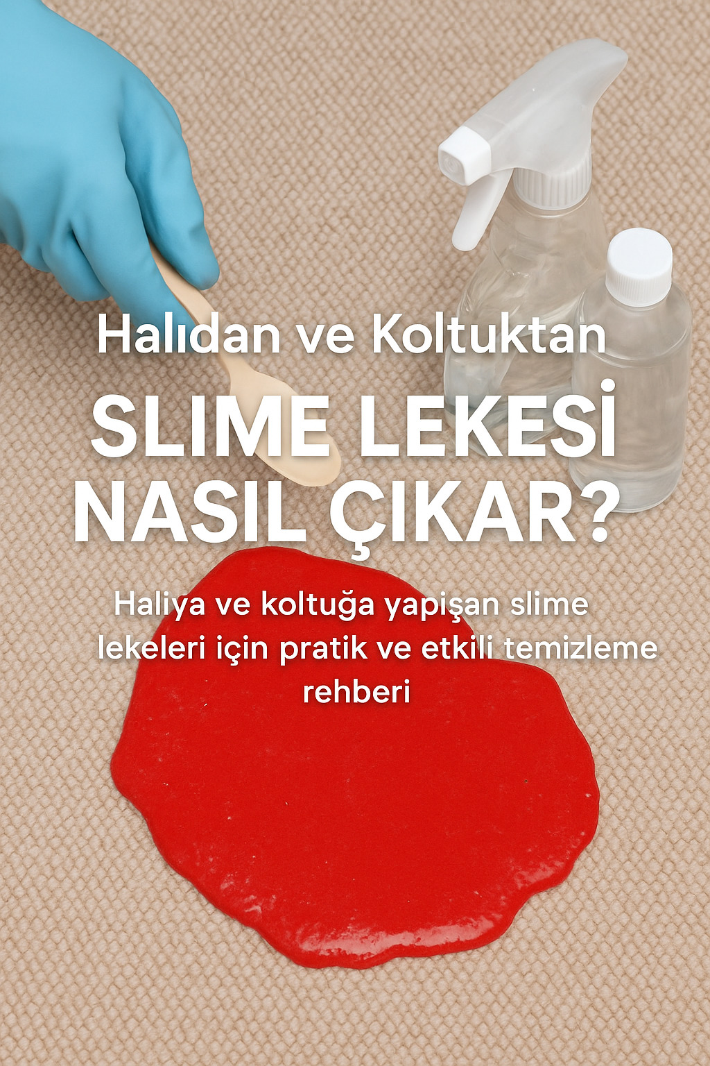 Halıdan ve Koltuktan Slime Lekesi Nasıl Çıkar? Kesin Çözümler