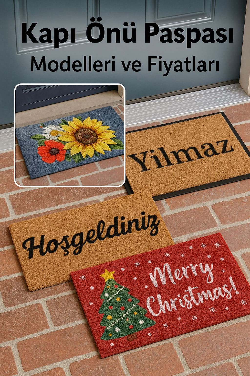 Kapı Önü Paspası Modelleri | Yıkanabilir, Kişiye Özel, Kaymaz