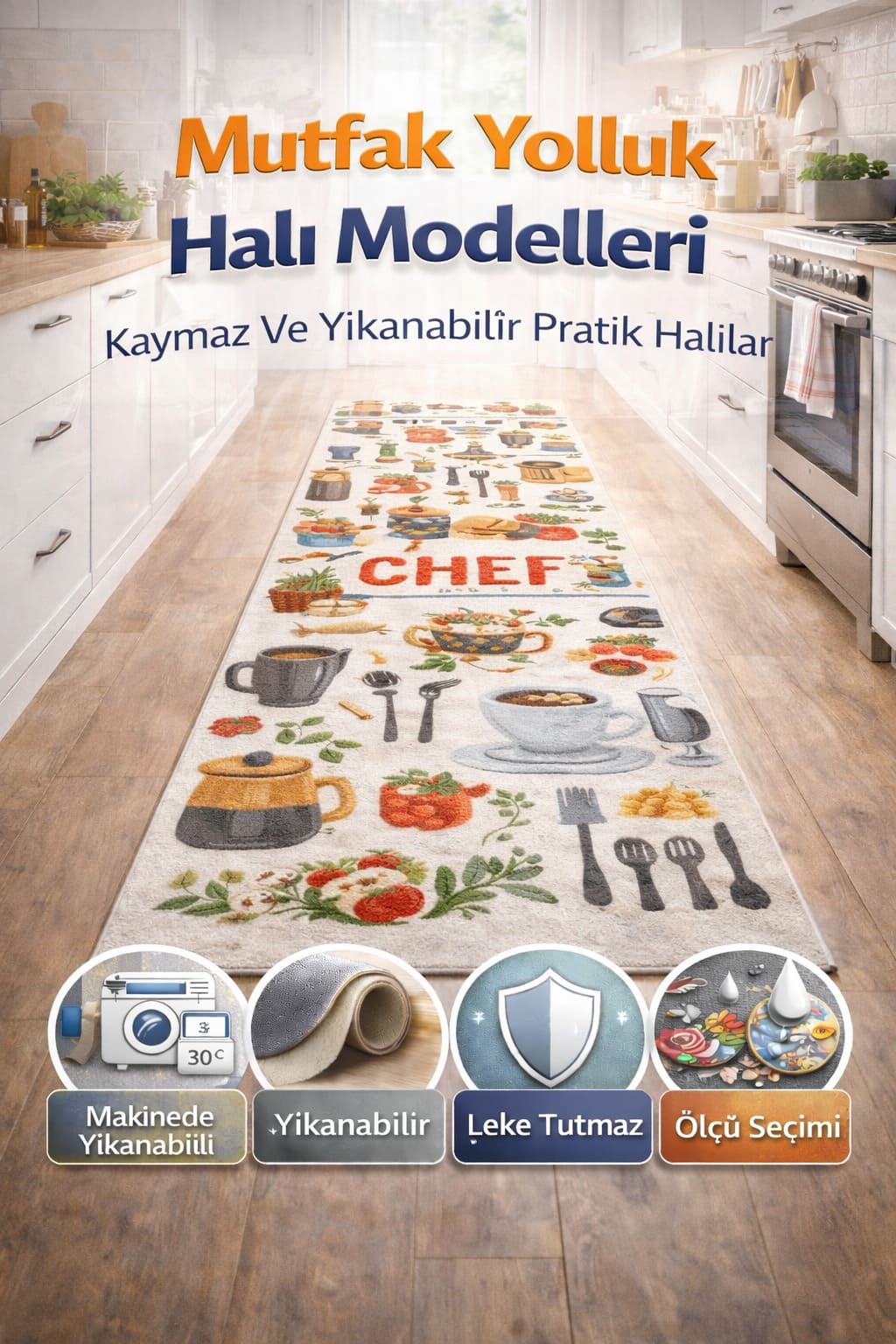 Kaymaz Mutfak Halısı Ve Yolluklar