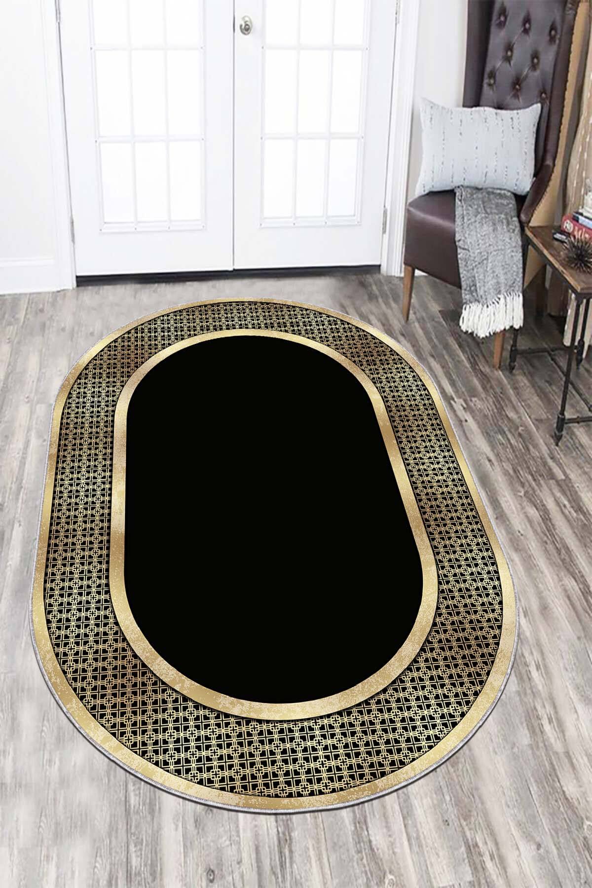 Kaymaz Tabanlı Oval Halılar