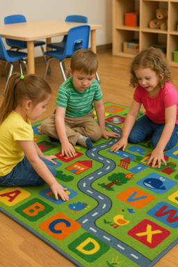 Antibakteriyel Kreş Halısı | Oyun ve Eğitim İçin Sağlıklı Kreş Halilari
