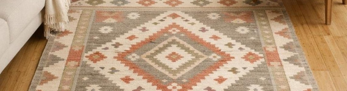 Otantik Kilimlerle Bohem Oturma Odası Fikirleri