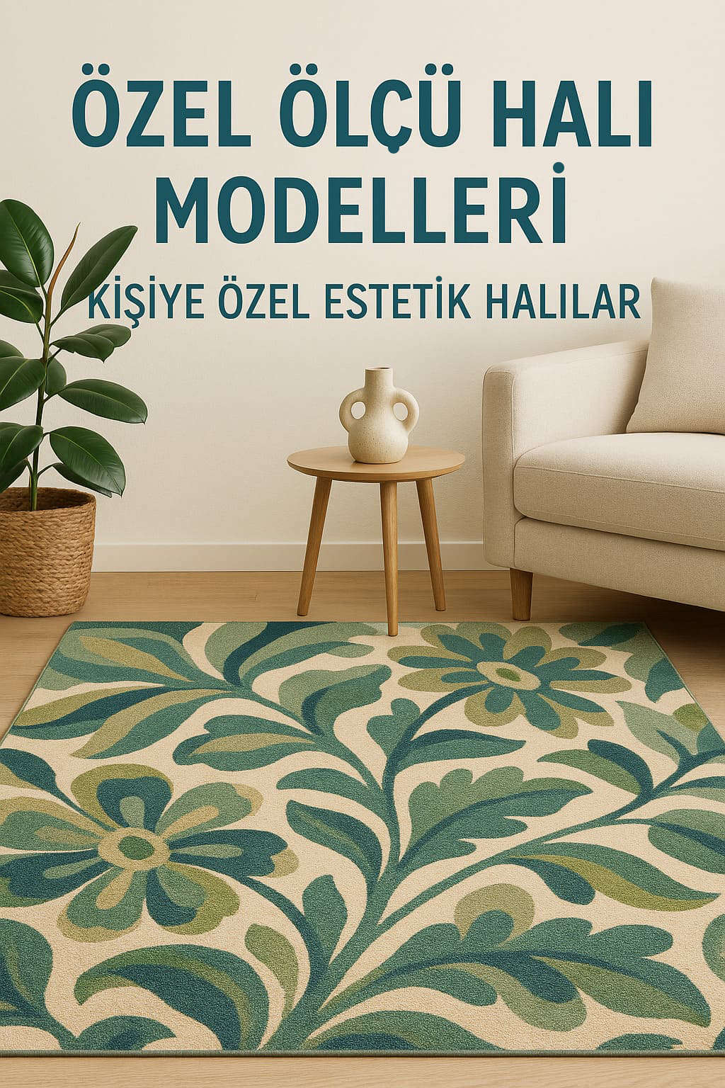 Özel Ölçü Halı Modelleri Kişiye Özel Estetik Halılar