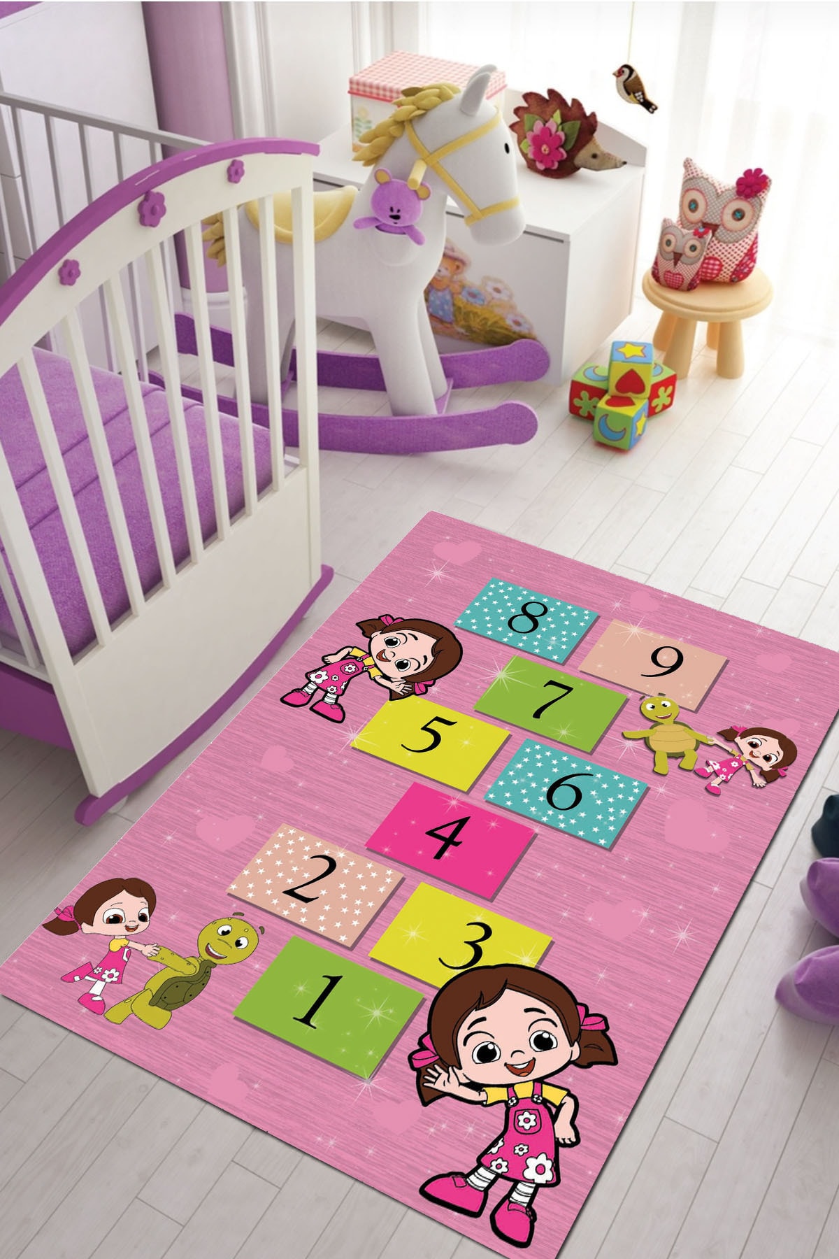 Seksekli Çocuk Halısı Modelleri