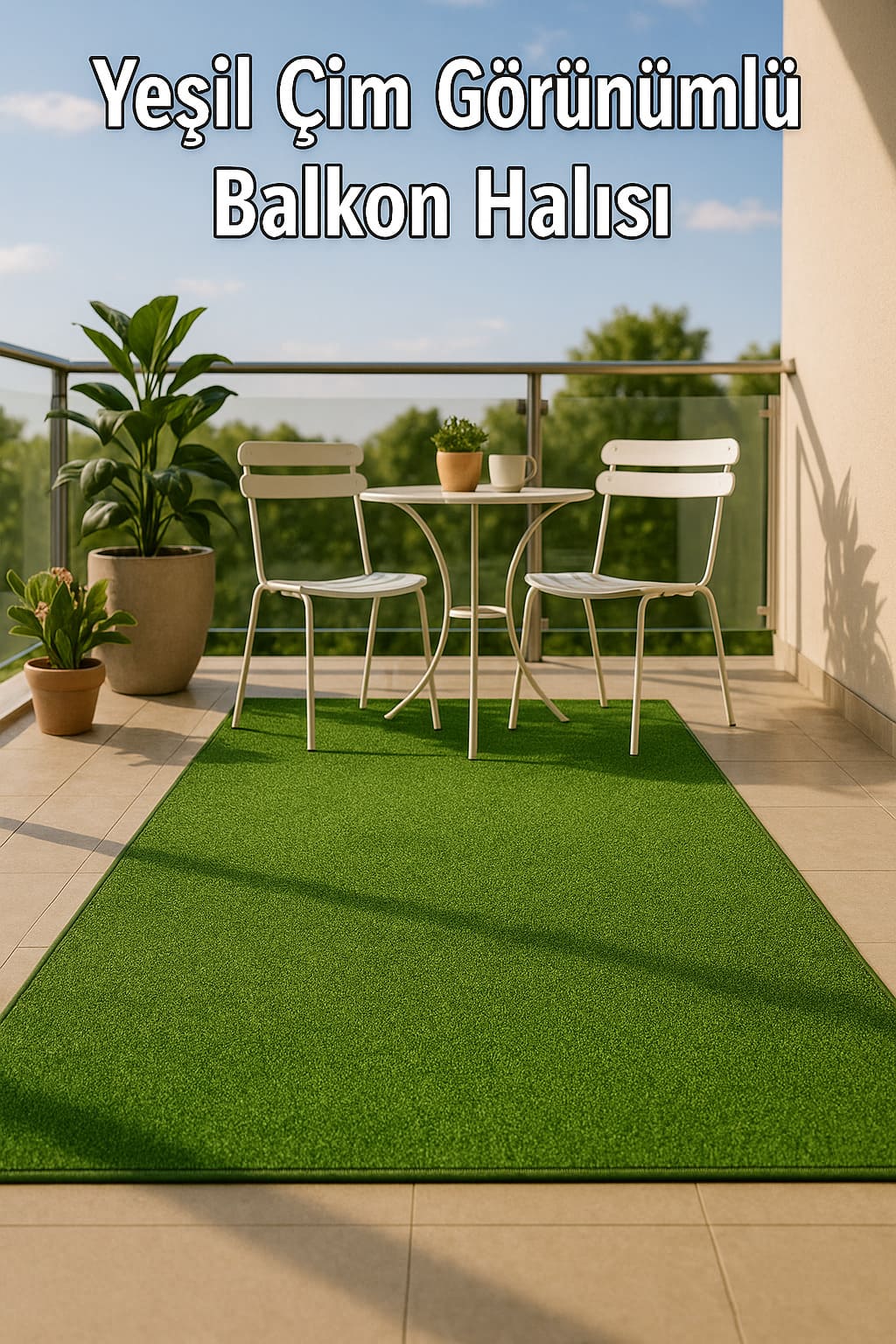 Yeşil Çim Görünümlü Balkon Halısı Ve Yolluk Modelleri