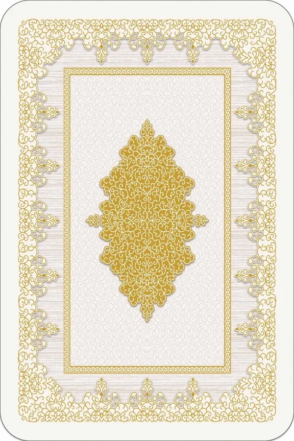 Gold Modern Klasik Banyo Halısı Klozet Paspas Seti BS282