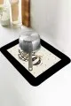 Bal Kabağı Temalı Krem Mutfak Bulaşık Matı Krem Bal Kabağı Temalı Microfiber Bulaşık Kurutma Matı MM020