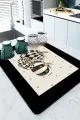 Bal Kabağı Temalı Krem Mutfak Bulaşık Matı Krem Bal Kabağı Temalı Microfiber Bulaşık Kurutma Matı MM020