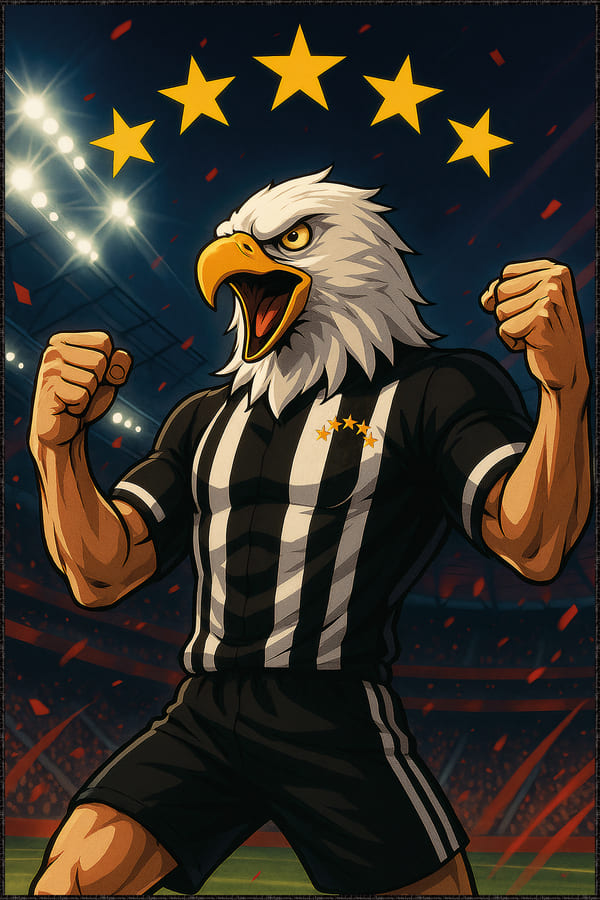 Beşiktaşlı Halı Modelleri Ve Fiyatları Kartal 5 Yıldız Kaymaz Tabanlı Taraftar Halısı VH147