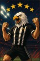 Beşiktaşlı Halı Modelleri Ve Fiyatları Kartal 5 Yıldız Kaymaz Tabanlı Taraftar Halısı VH147