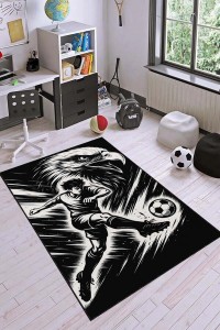 Hırçın Kartal Kaymaz Tabanlı Taraftar Halısı VH149 Hırçın Kartal Kaymaz Tabanlı Taraftar Halısı VH149