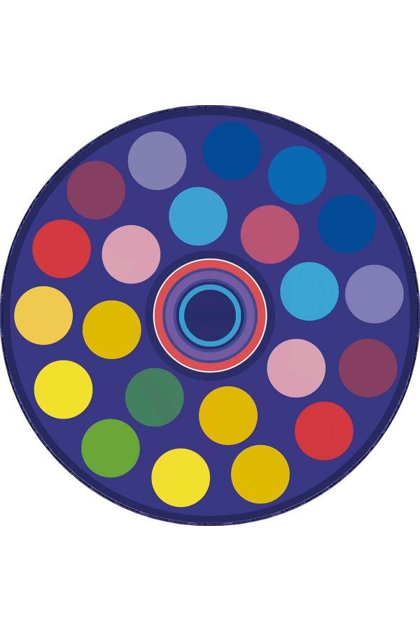 Çok Renkli Kaymaz Tabanlı Hijyenik Çocuk Kreş Halısı VH215