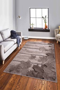 Gri Çınar 3D Kaymaz Tabanlı Makinede Yıkanabilir Halı CNR01 Gri Çınar 3D Kaymaz Tabanlı Makinede Yıkanabilir Halı CNR01