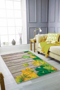 Yeşil Çınar 3D Kaymaz Taban Makinede Yıkanabilir Halı CNR05 Yeşil Çınar 3D Kaymaz Taban Makinede Yıkanabilir Halı CNR05