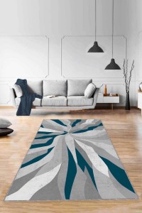 Zümrüt Spor Kaymaz Tabanlı Makinede Yıkanabilir Halı ME003