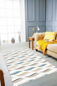 Zümrüt Spor Kaymaz Tabanlı Makinede Yıkanabilir Halı RUZ09 Zümrüt Spor Kaymaz Tabanlı Makinede Yıkanabilir Halı RUZ09