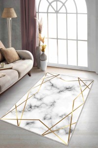Gold Prizma Kaymaz Tabanlı Makinede Yıkanabilir Halı RV014 Gold Prizma Kaymaz Tabanlı Makinede Yıkanabilir Halı RV014
