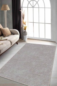 Gri Sade Desensiz Kaymaz Tabanlı Dekoratif Halı RV200 Gri Sade Desensiz Kaymaz Tabanlı Dekoratif Halı RV200