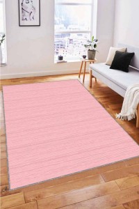Pembe Sade Desensiz Kaymaz Tabanlı Dekoratif Halı ST06 Pembe Sade Desensiz Kaymaz Tabanlı Dekoratif Halı ST06
