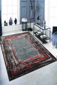 Kırmızı Modern Klasik Kaymaz Tabanlı Dekoratif Halı AR122 Kırmızı Modern Klasik Kaymaz Tabanlı Dekoratif Halı AR122