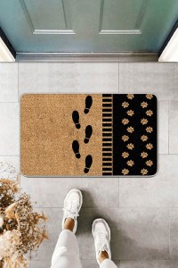 Bej Kedi Patili Kapı Önü Paspası KP06 Bej Kedi Patili Kapı Önü Paspası KP06