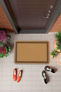 Bej Çerçeveli Kapı Önü Paspası KP21 Bej Çerçeveli Kapı Önü Paspası KP21