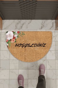 Bej Hoşgeldiniz Desenli Kapı Önü Paspası KP36 Bej Hoşgeldiniz Desenli Kapı Önü Paspası KP36