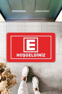 Kırmızı Eczane Önü Paspas Hoşgeldiniz KP46 Kırmızı Eczane Önü Paspas Hoşgeldiniz KP46