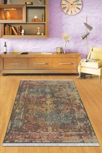Çok Renkli Modern Dokuma Pamuk Taban Kaymaz Kilim KLM002 Çok Renkli Modern Dokuma Pamuk Taban Kaymaz Kilim KLM002