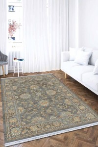 Gri Modern Dokuma Pamuk Tabanlı Kaymaz Kilim KLM015 Gri Modern Dokuma Pamuk Tabanlı Kaymaz Kilim KLM015