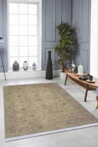 Bej Modern Dokuma Pamuk Tabanlı Kaymaz Kilim KLM043 Bej Modern Dokuma Pamuk Tabanlı Kaymaz Kilim KLM043