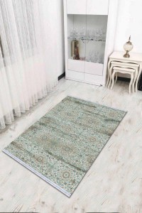 Mavi Spor Desen Dokuma Pamuk Taban Kaymaz Kilim KLM050 Mavi Spor Desen Dokuma Pamuk Taban Kaymaz Kilim KLM050