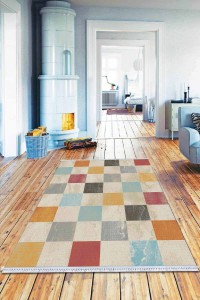 Çok Renkli Spor Dokuma Pamuk Taban Kaymaz Kilim KLM060 Çok Renkli Spor Dokuma Pamuk Taban Kaymaz Kilim KLM060