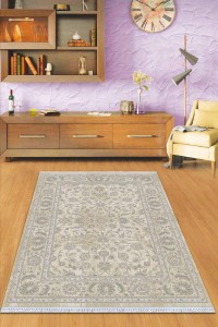Kemik Modern Dokuma Pamuk Tabanlı Kaymaz Kilim KLM061 Kemik Modern Dokuma Pamuk Tabanlı Kaymaz Kilim KLM061