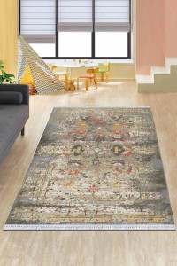 Çok Renkli Vintage Dokuma Pamuk Taban Kaymaz Kilim KLM104 Çok Renkli Vintage Dokuma Pamuk Taban Kaymaz Kilim KLM104