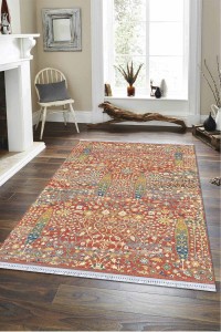 Pembe Vintage Dokuma Pamuk Tabanlı Kaymaz Kilim KLM127 Pembe Vintage Dokuma Pamuk Tabanlı Kaymaz Kilim KLM127