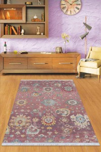 Pembe Vintage Dokuma Pamuk Tabanlı Kaymaz Kilim KLM159 Pembe Vintage Dokuma Pamuk Tabanlı Kaymaz Kilim KLM159