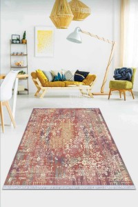 Pembe Vintage Dokuma Pamuk Tabanlı Kaymaz Kilim KLM164 Pembe Vintage Dokuma Pamuk Tabanlı Kaymaz Kilim KLM164