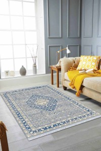 Eflatun Göbekli Dokuma Pamuk Taban Kaymaz Kilim KLM302 Eflatun Göbekli Dokuma Pamuk Taban Kaymaz Kilim KLM302