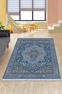 Eflatun Göbekli Dokuma Pamuk Taban Kaymaz Kilim KLM311 Eflatun Göbekli Dokuma Pamuk Taban Kaymaz Kilim KLM311