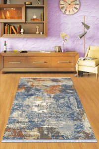 Eflatun Vintage Dokuma Pamuk Taban Kaymaz Kilim KLM326 Eflatun Vintage Dokuma Pamuk Taban Kaymaz Kilim KLM326